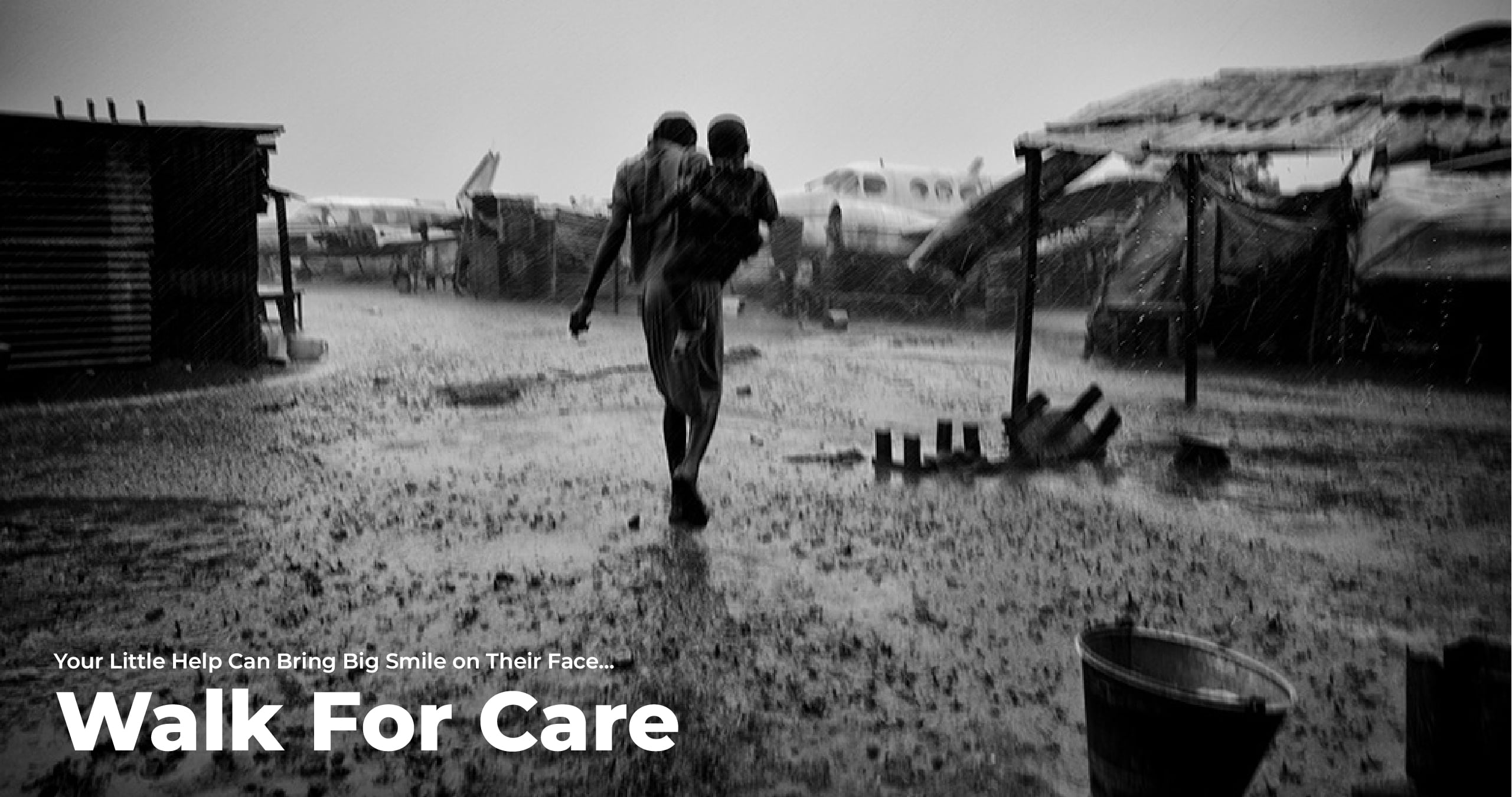 your little help can bring big smile on their face